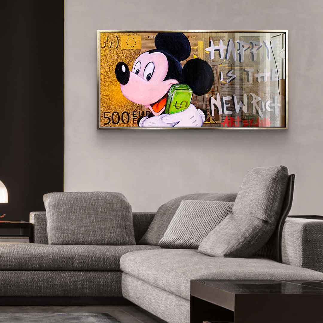 Happy Is The New Rich - Acrylic glass
