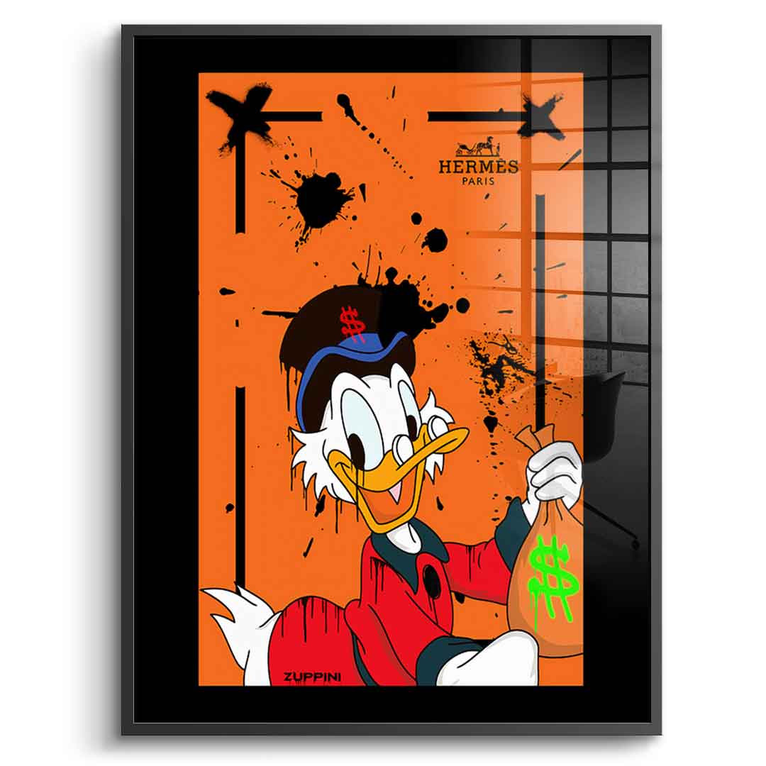 Happy Scrooge 3 - Acrylglas