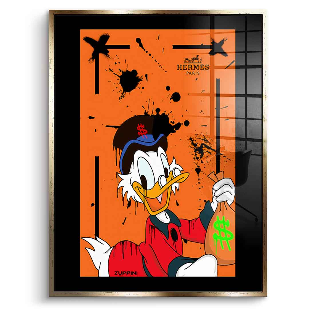 Happy Scrooge 3 - Acrylglas