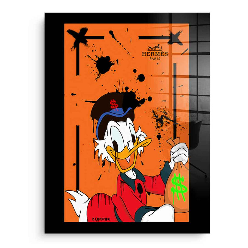 Happy Scrooge 3 - Acrylic glass