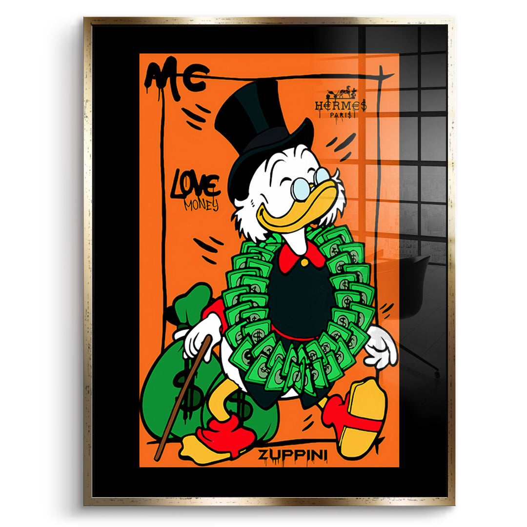Happy Scrooge 4 - Acrylic glass