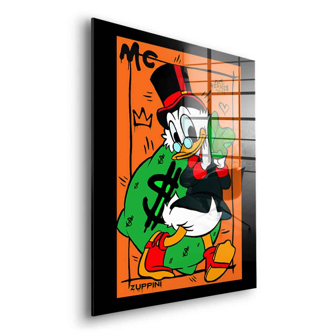 Happy Scrooge - Acrylglas