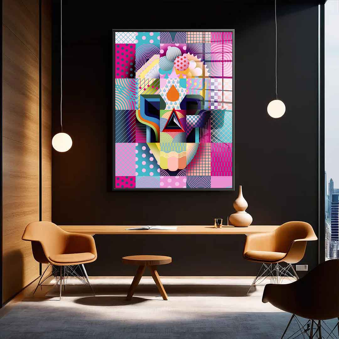 Happy Skull - Acrylic glass