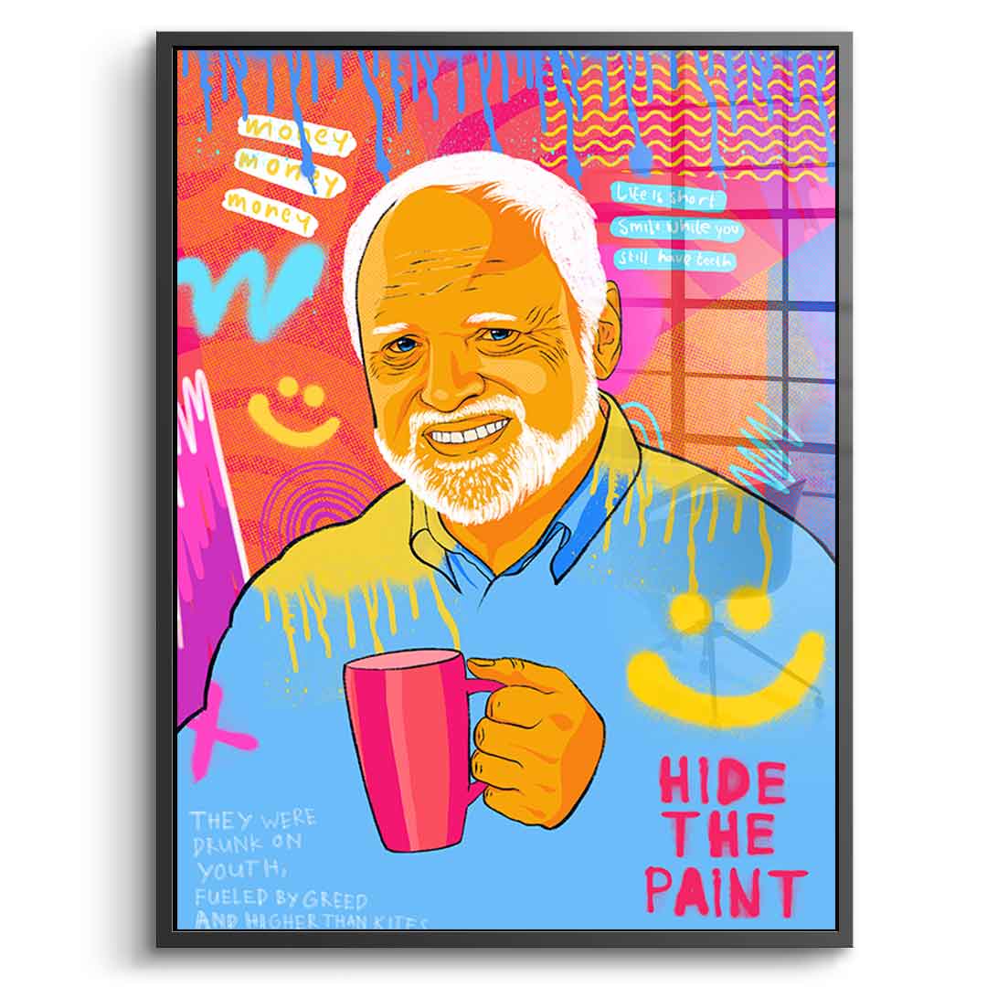 Harold Meme - Acrylglas
