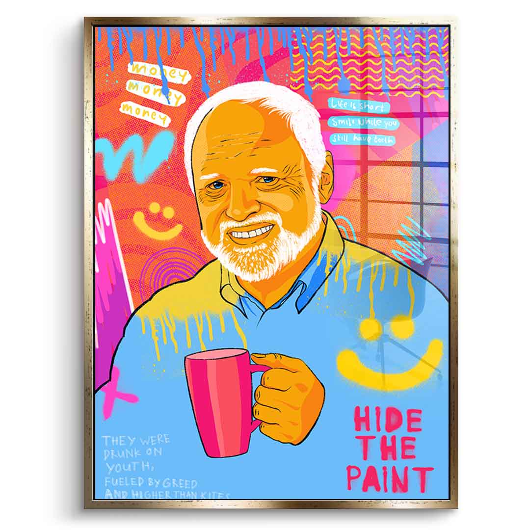 Harold Meme - Acrylglas