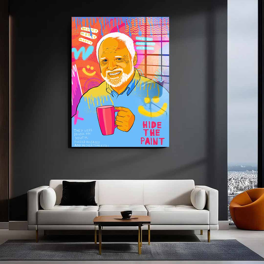 Harold Meme - acrylic glass