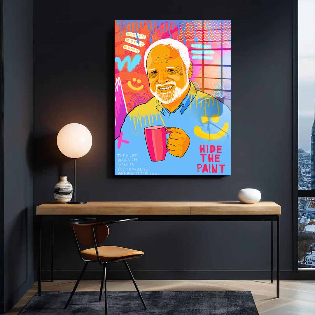 Harold Meme - Acrylglas