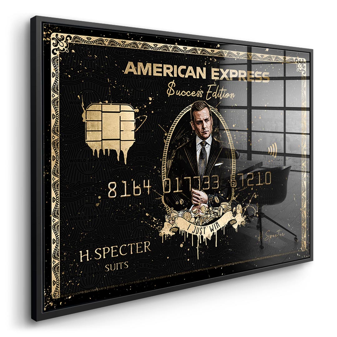 Royal American Express - Harvey Specter - Acrylglas