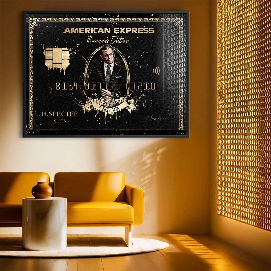 Royal American Express - Harvey Specter - Acrylic glass