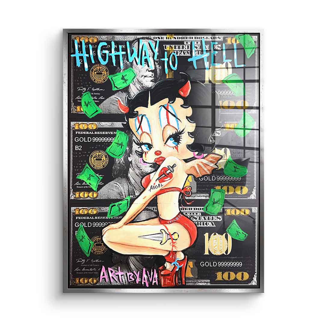 Highway to Hell - Acrylglas