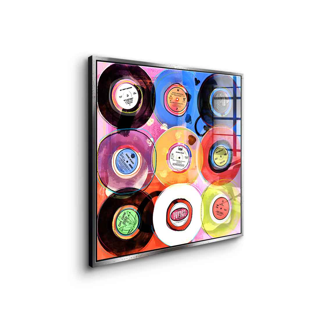 Hip-Hop Vinyl Collection - Acrylglas