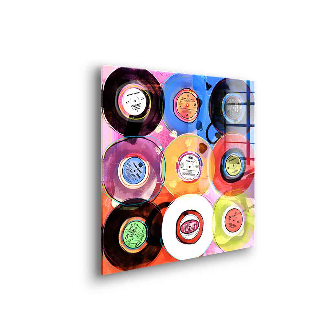 Hip-Hop Vinyl Collection - Acrylic Glass