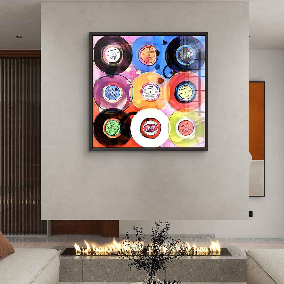 Hip-Hop Vinyl Collection - Acrylglas