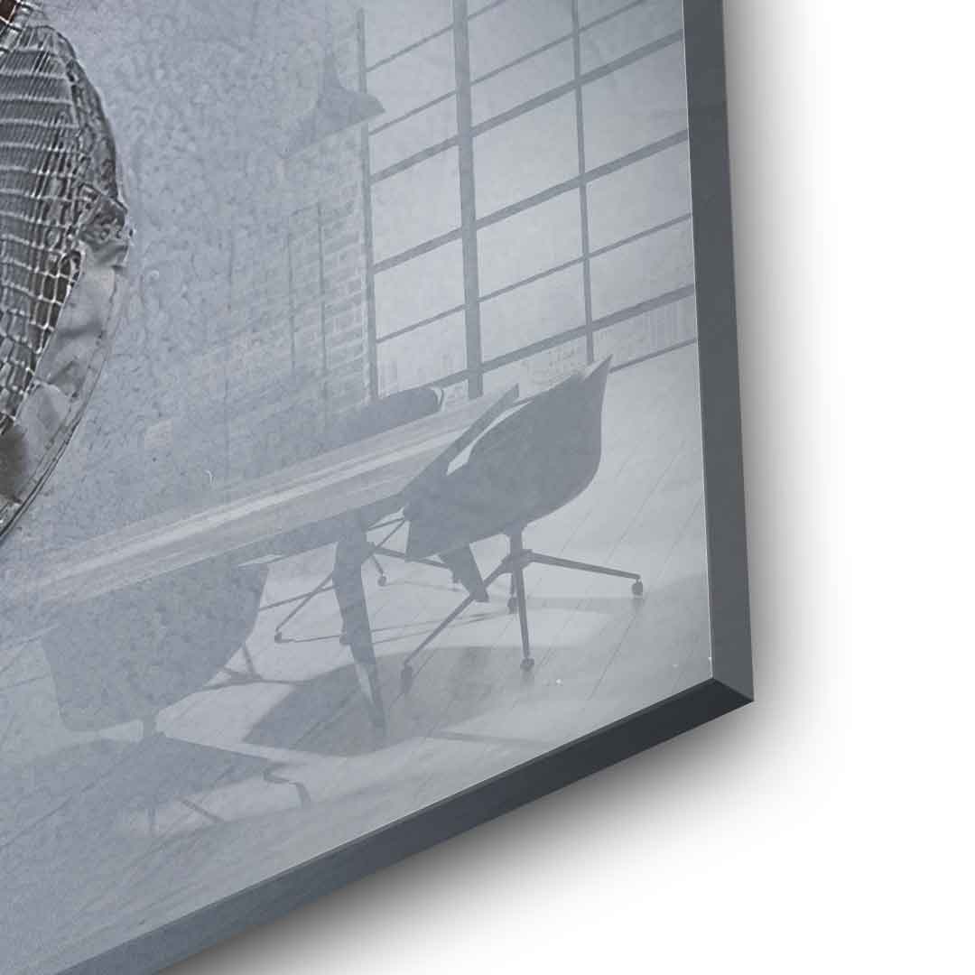 Chasing Greatness #Hokey - Square Edition - Acrylic Glass Print