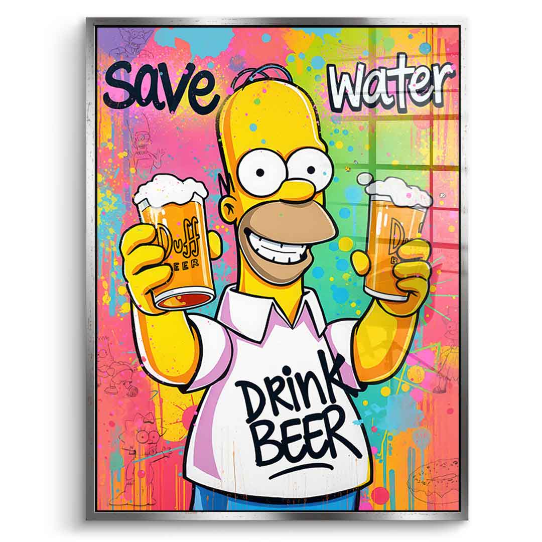 Homer Beer - Acrylglas