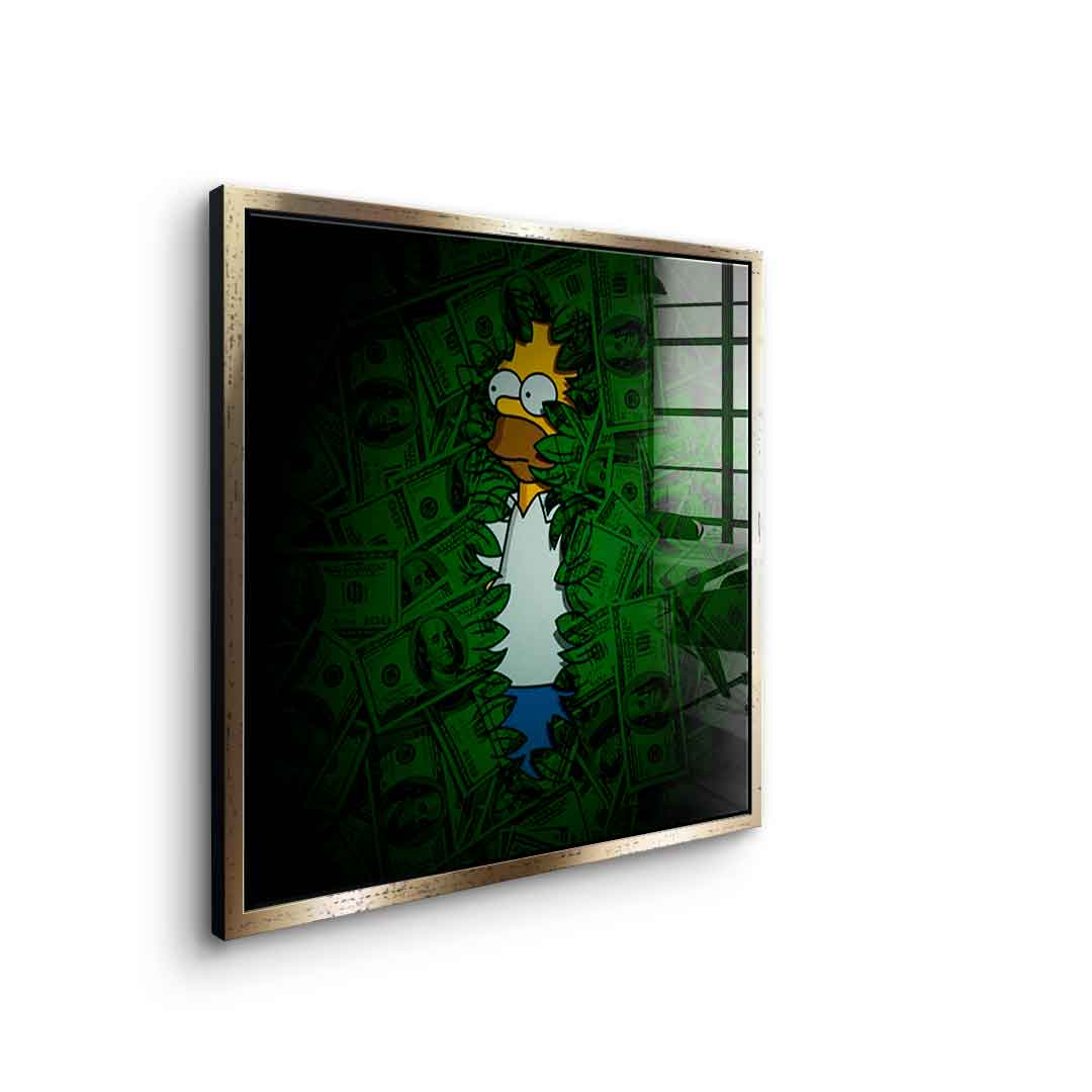 Bunch of money - Acrylic glass