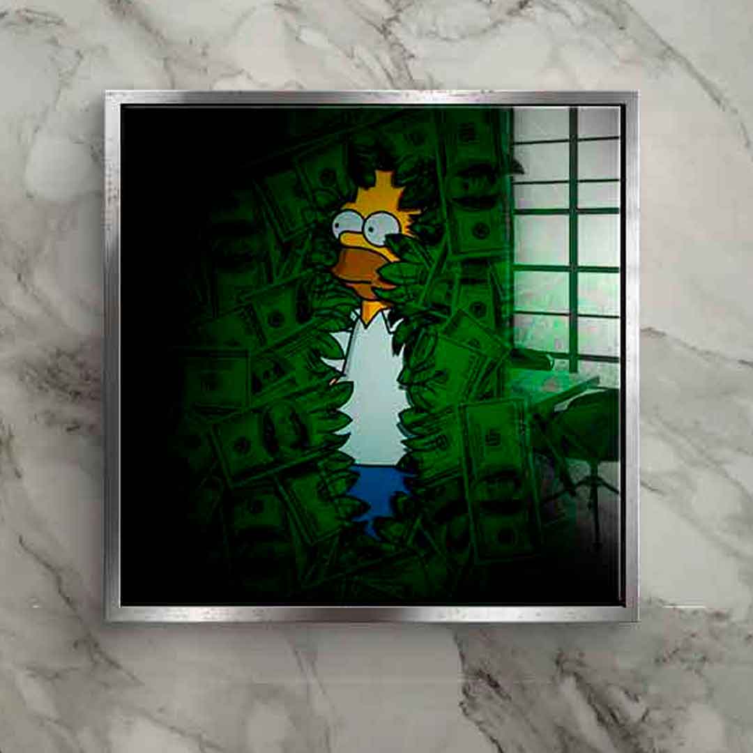 Bunch of money - Acrylic glass