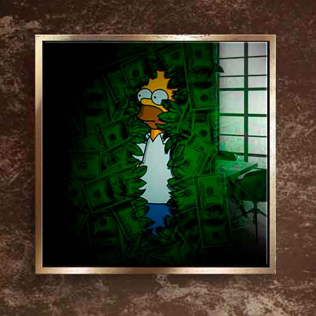 Bunch of money - Acrylic glass