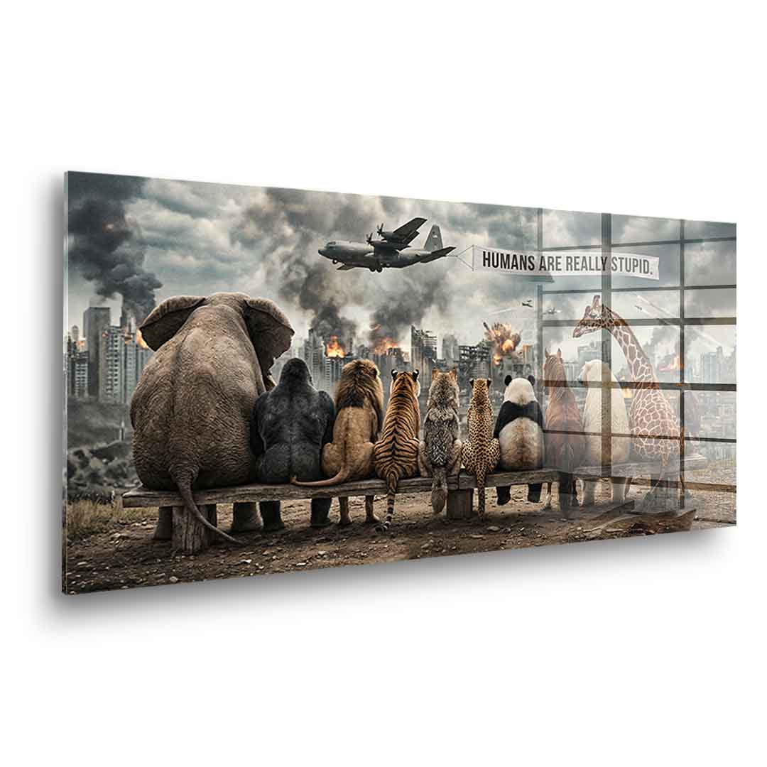 Humans are Really Stupid - Acrylglas