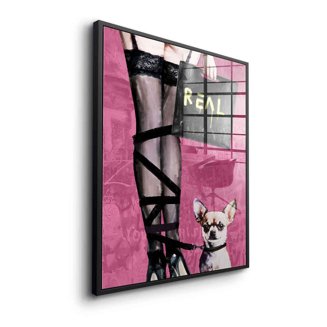 Strappy Stiletto - Acrylic glass