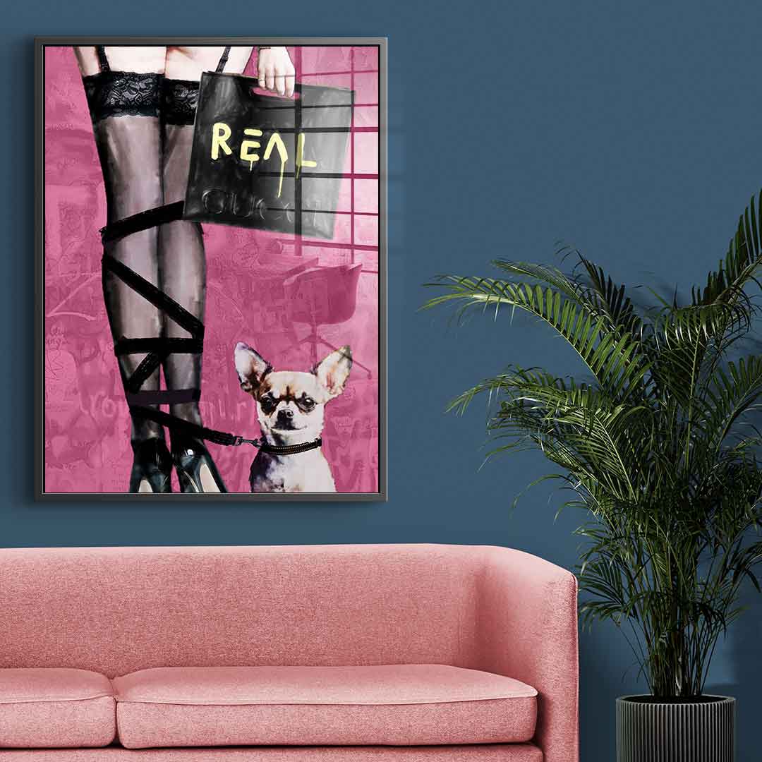 Strappy Stiletto - Acrylic glass