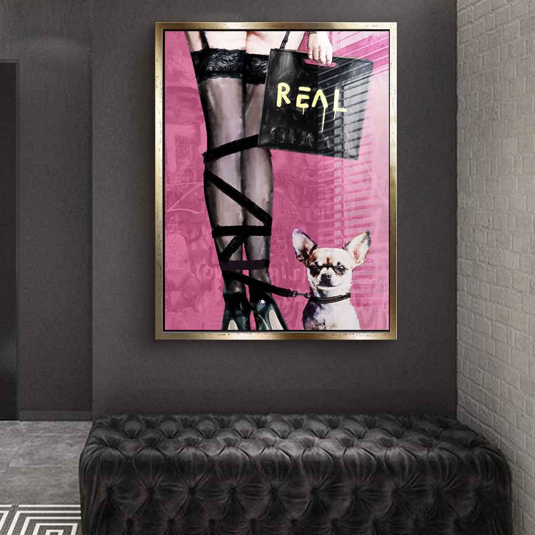 Strappy Stiletto - Acrylglas