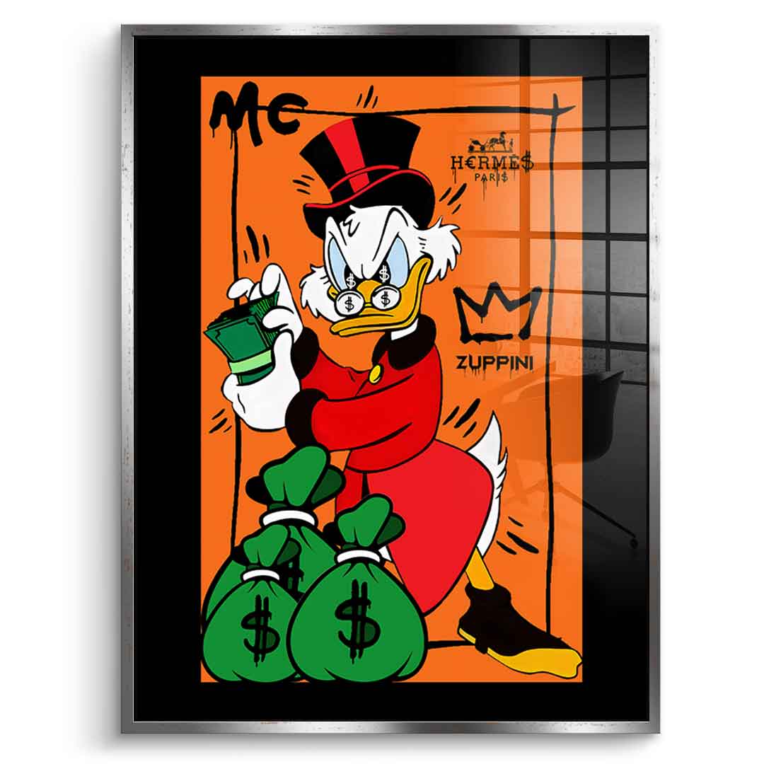 Hungry Scrooge - acrylic glass