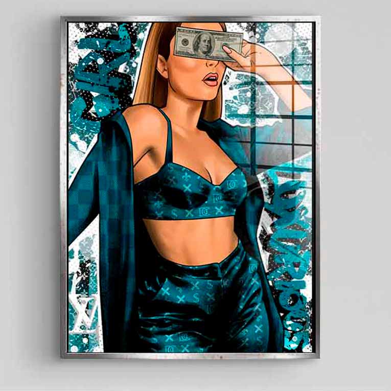 DCC Girl - Acrylglas