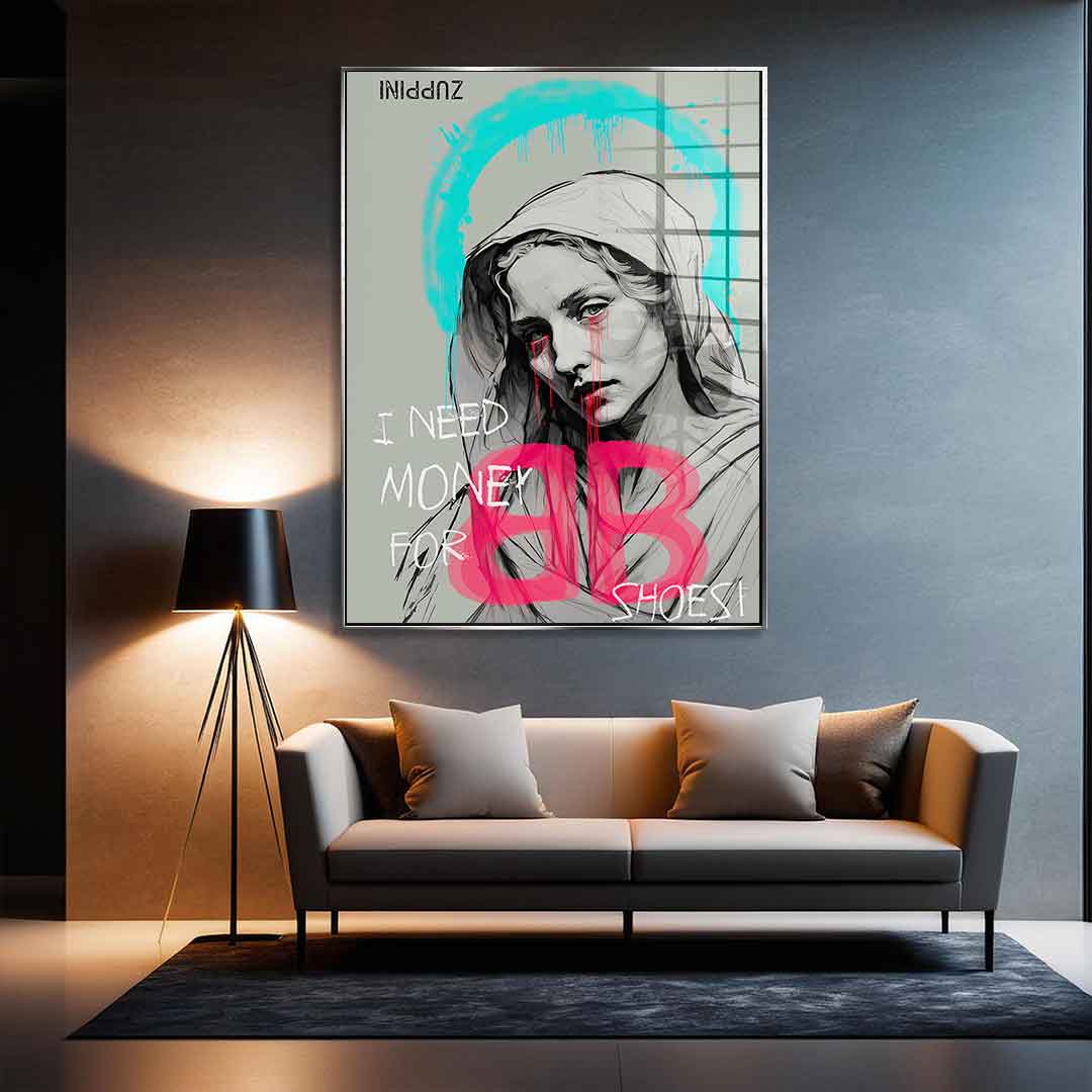 I Need Money - Acrylglas
