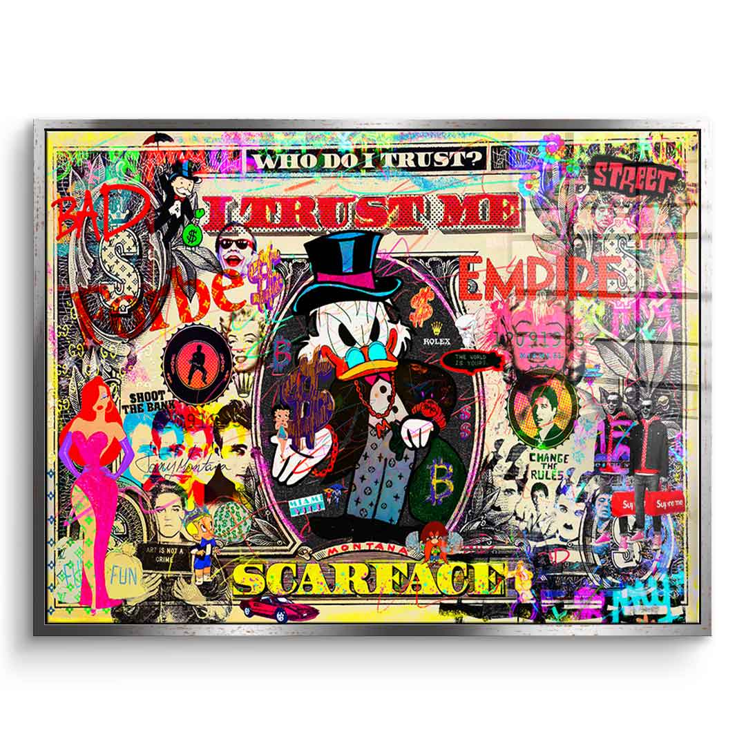 I TRUST ME - Acrylglas