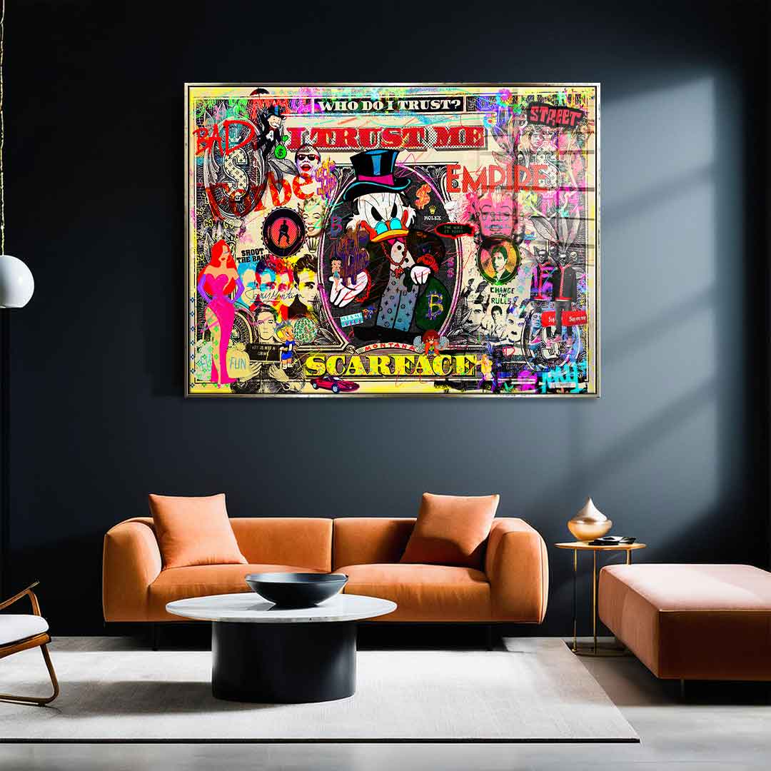 I TRUST ME - Acrylic glass