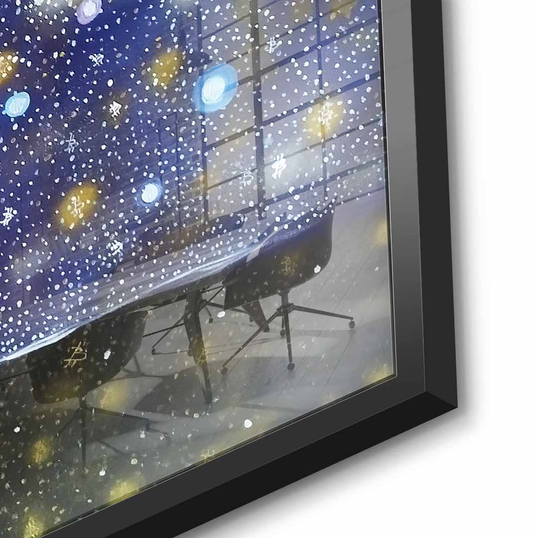 In Red we dream Gold - Acrylglas