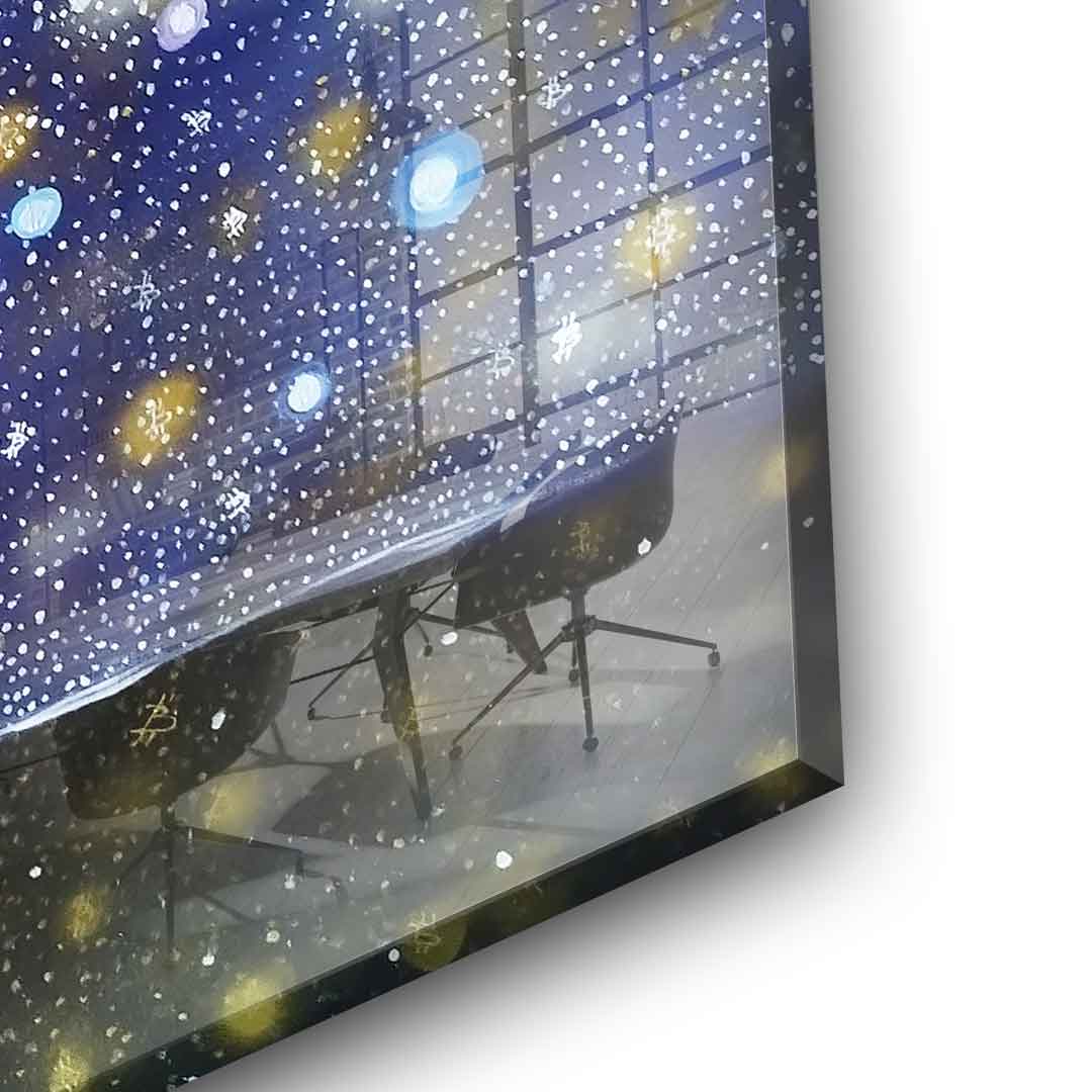 In Red we dream Gold - Acrylglas