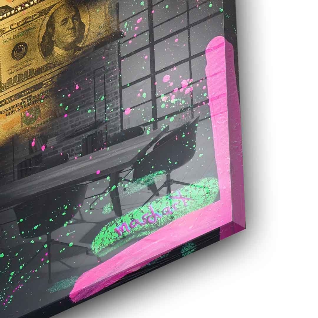 Invest your money - Acrylglas