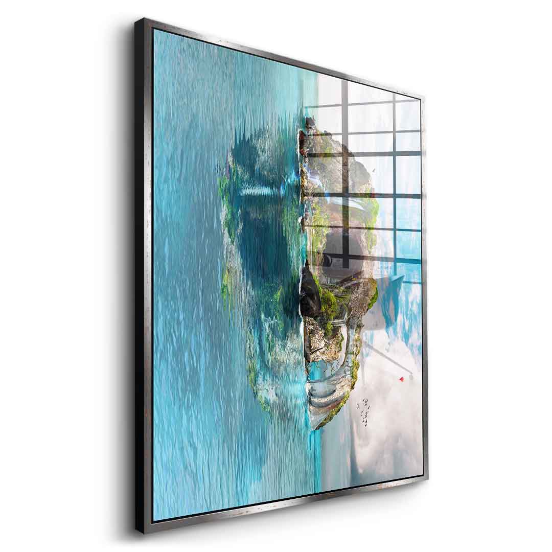 Island Skull - Acrylic glass