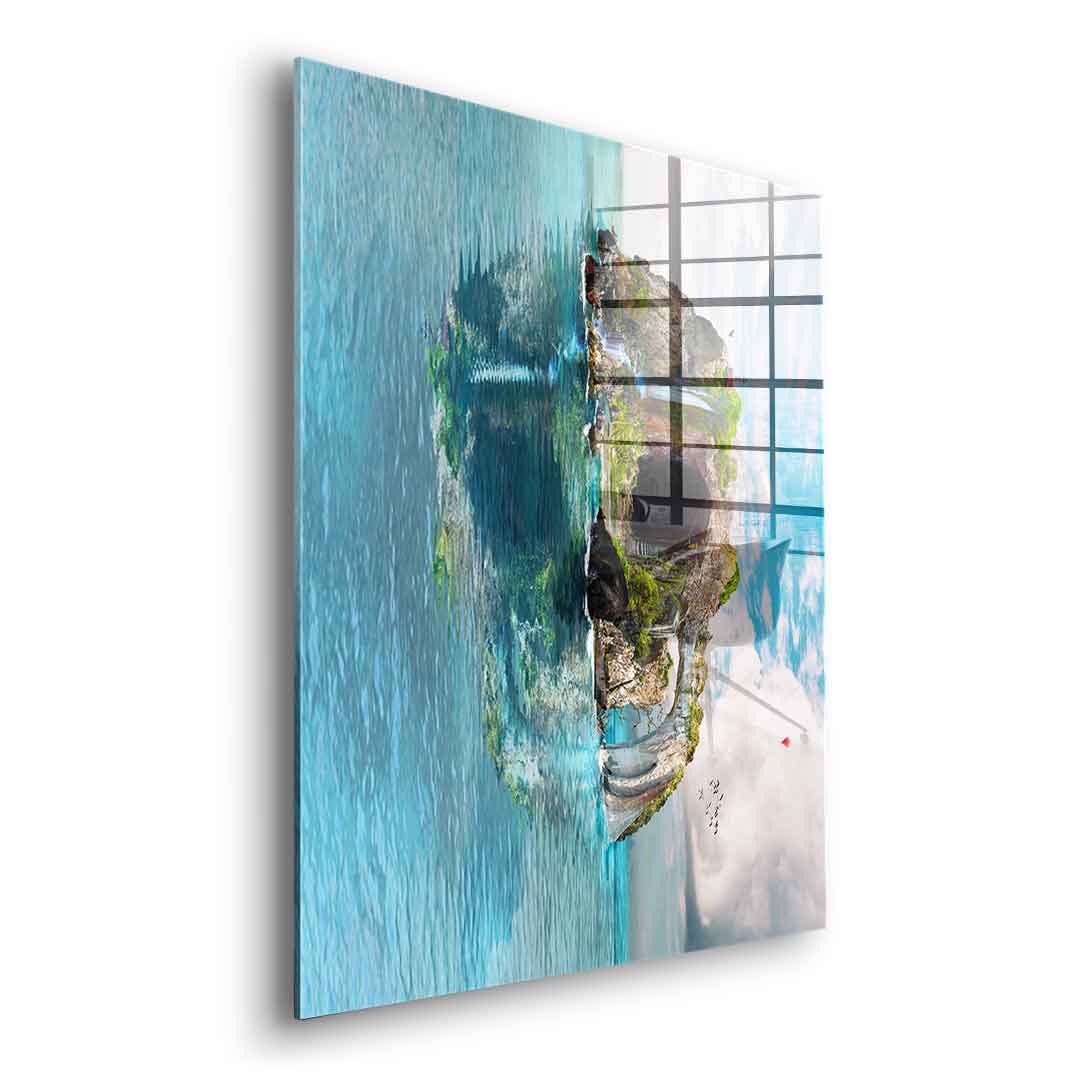 Island Skull - Acrylic glass