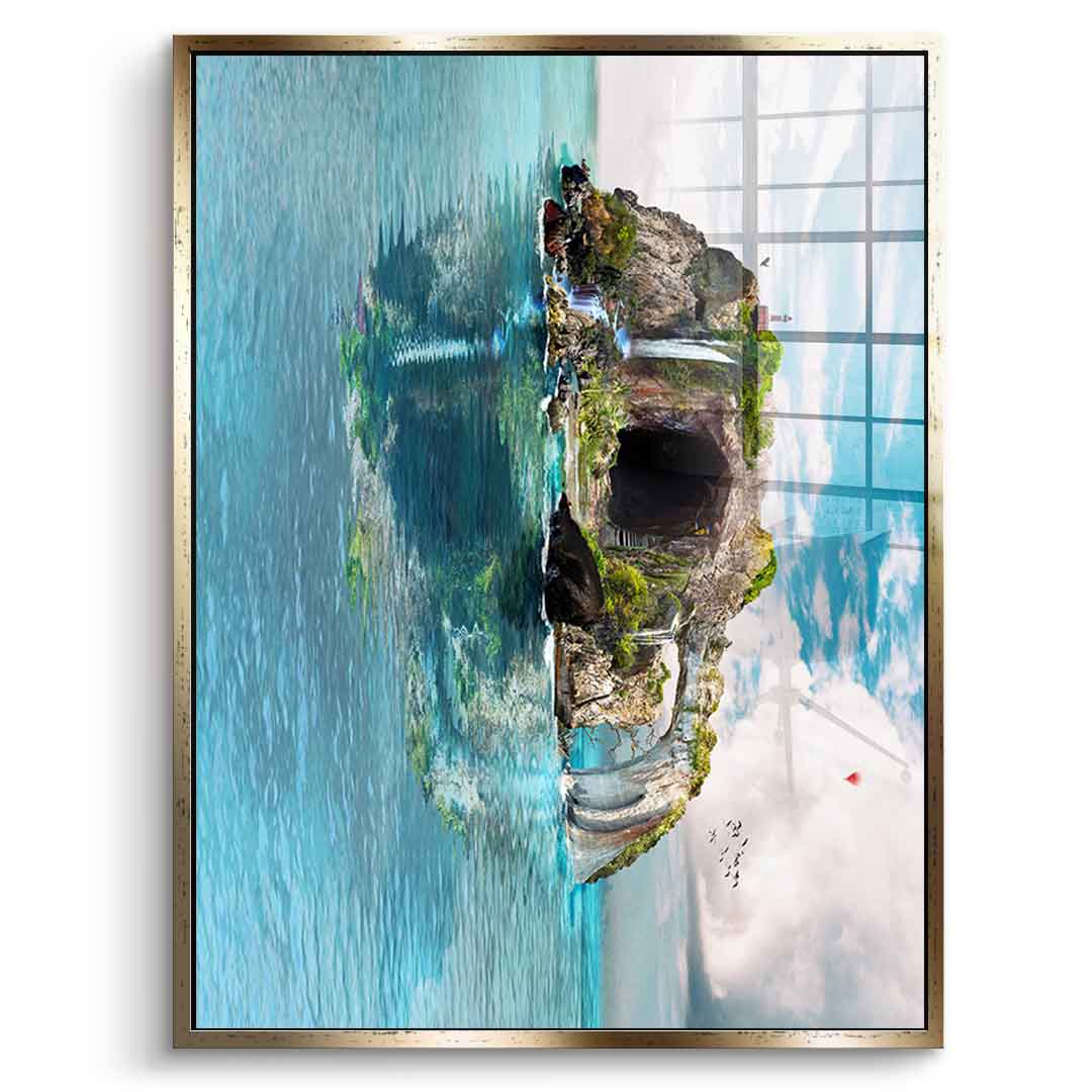 Island Skull - Acrylglas