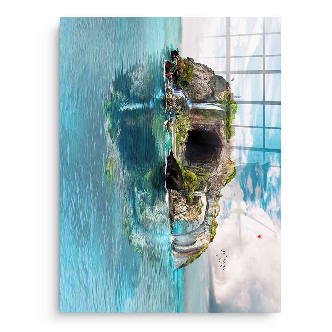 Island Skull - Acrylglas