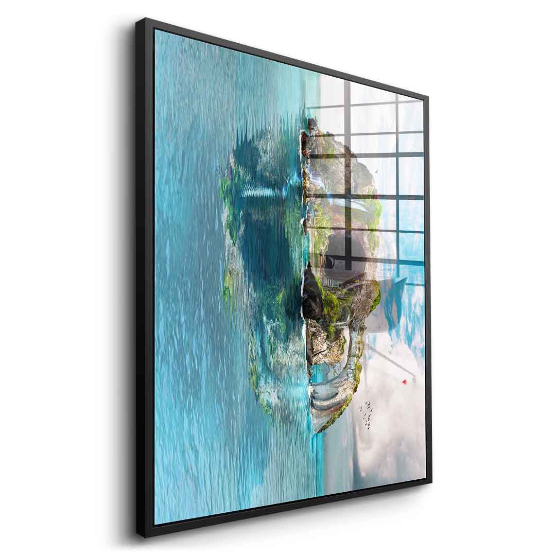 Island Skull - Acrylic glass