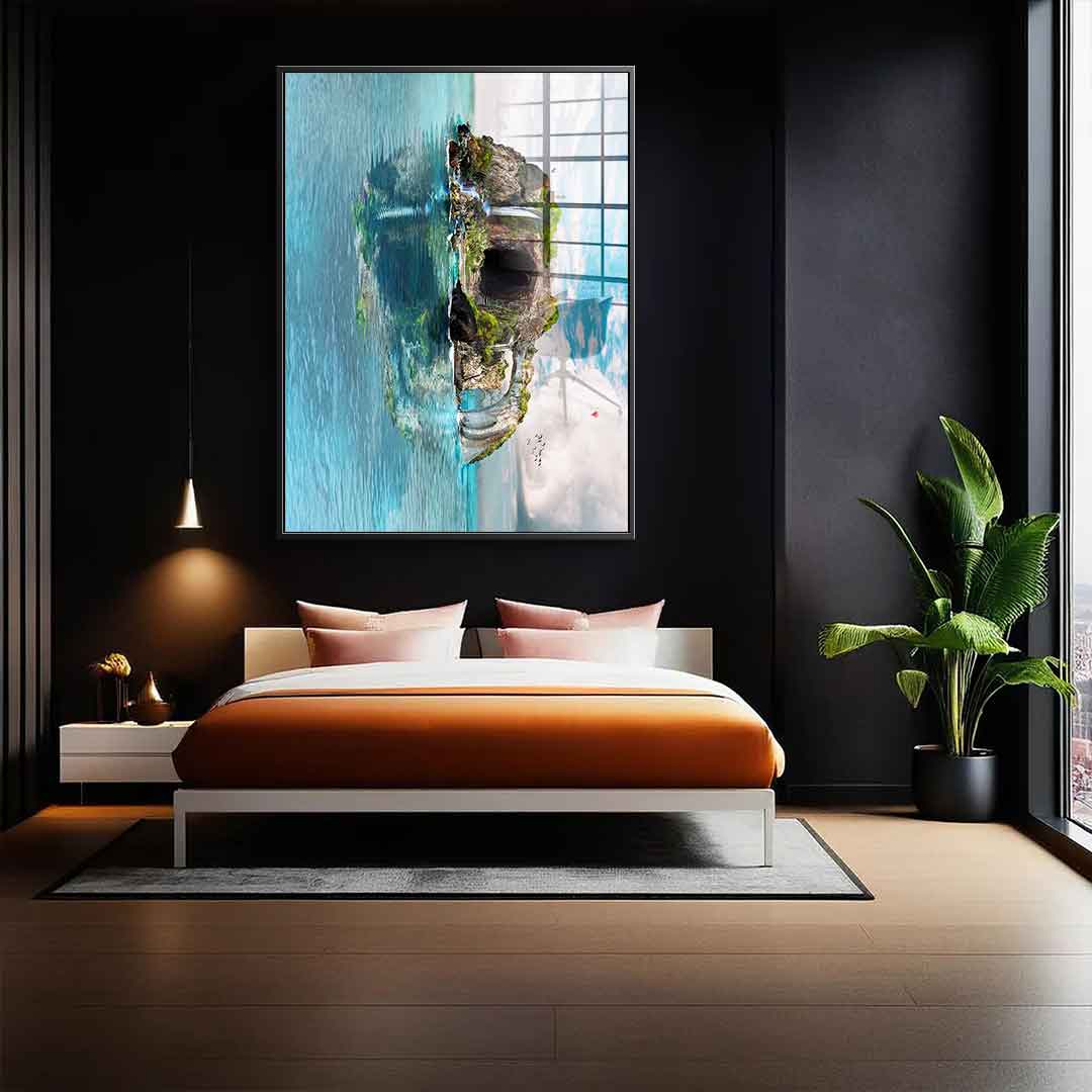 Island Skull - Acrylic glass