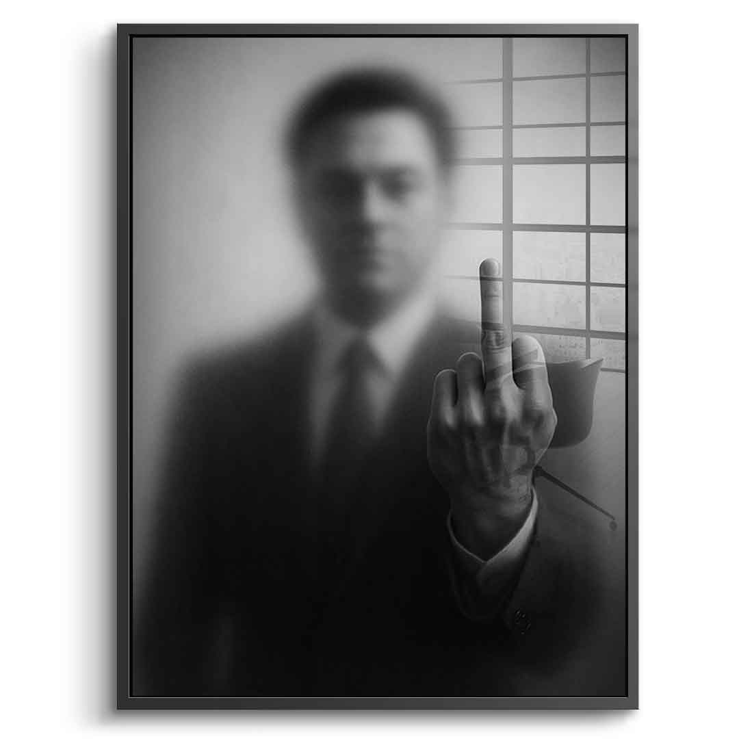 J. Belfort's Silhouette - Acrylic glass