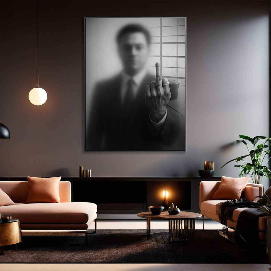 J. Belfort's Silhouette - Acrylic glass