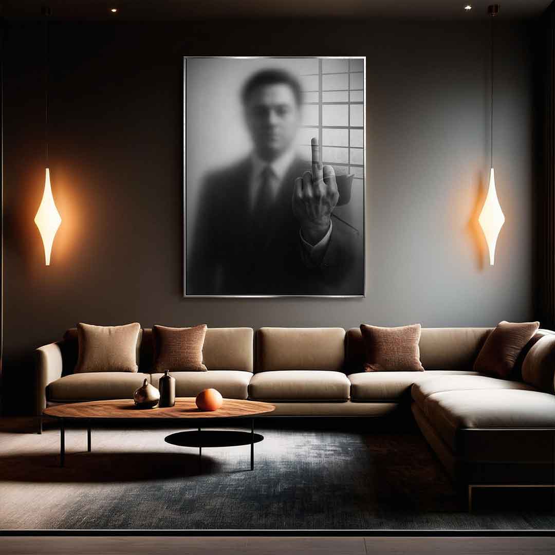 J. Belfort's Silhouette - Acrylic glass