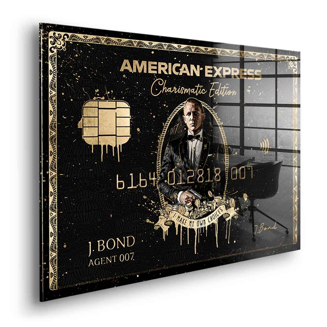 Royal American Express - James Bond - Acrylic glass