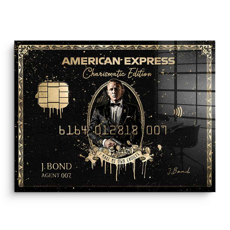 Royal American Express - James Bond - Acrylic glass