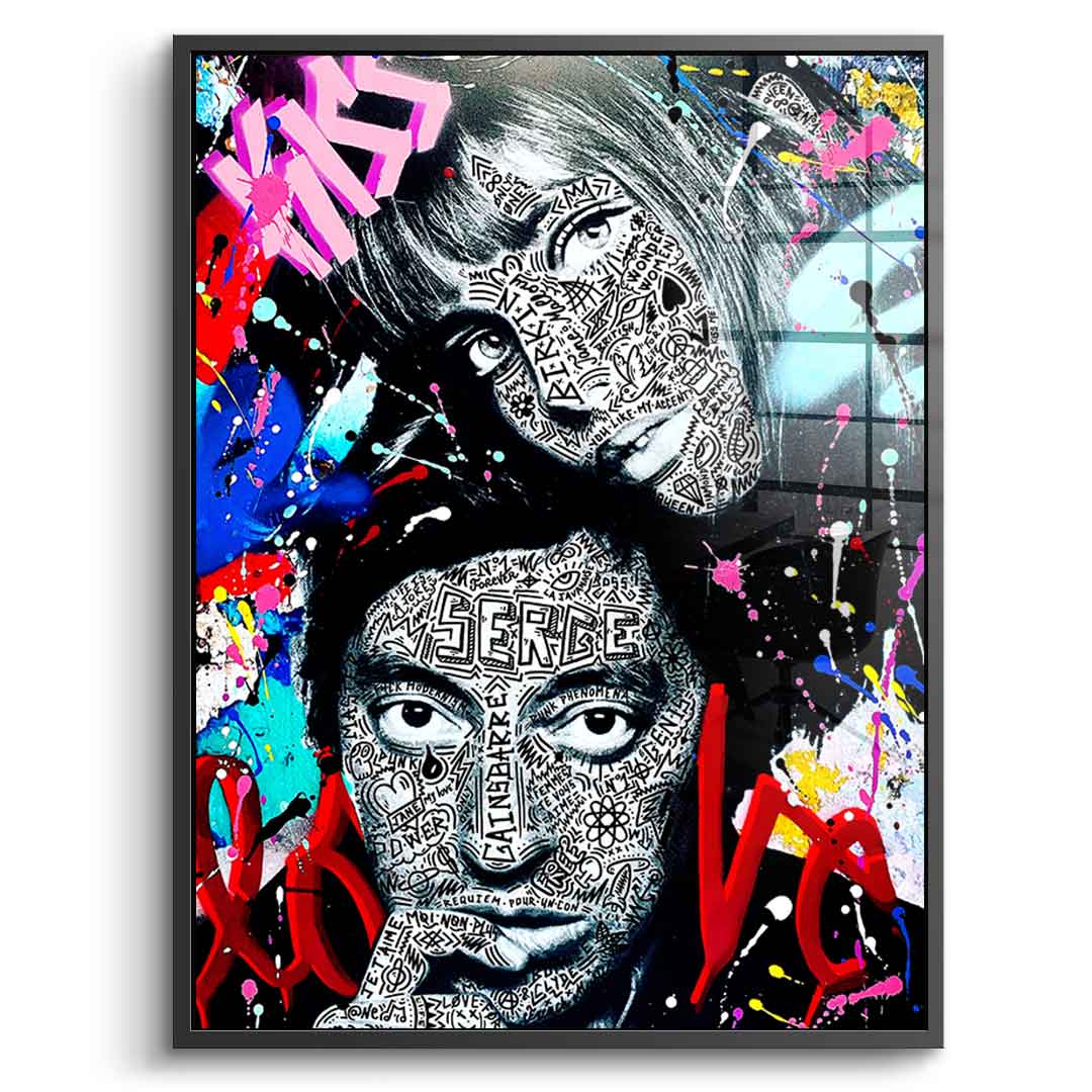 SERGE &amp; JANE FOREVER - Acrylic glass