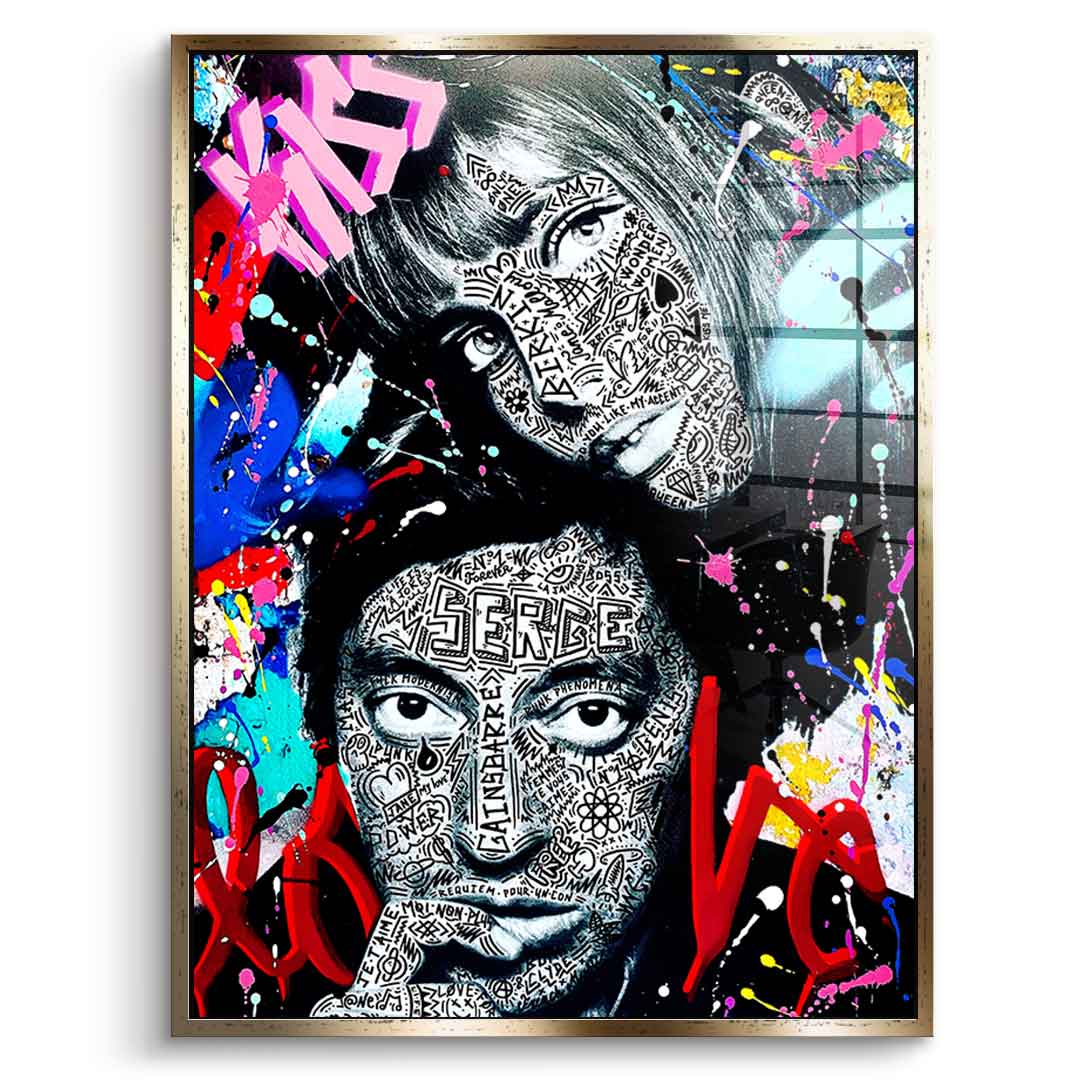 SERGE &amp; JANE FOREVER - Acrylic glass