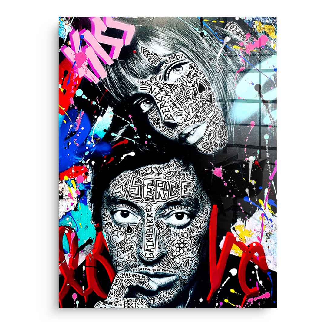 SERGE &amp; JANE FOREVER - Acrylic glass