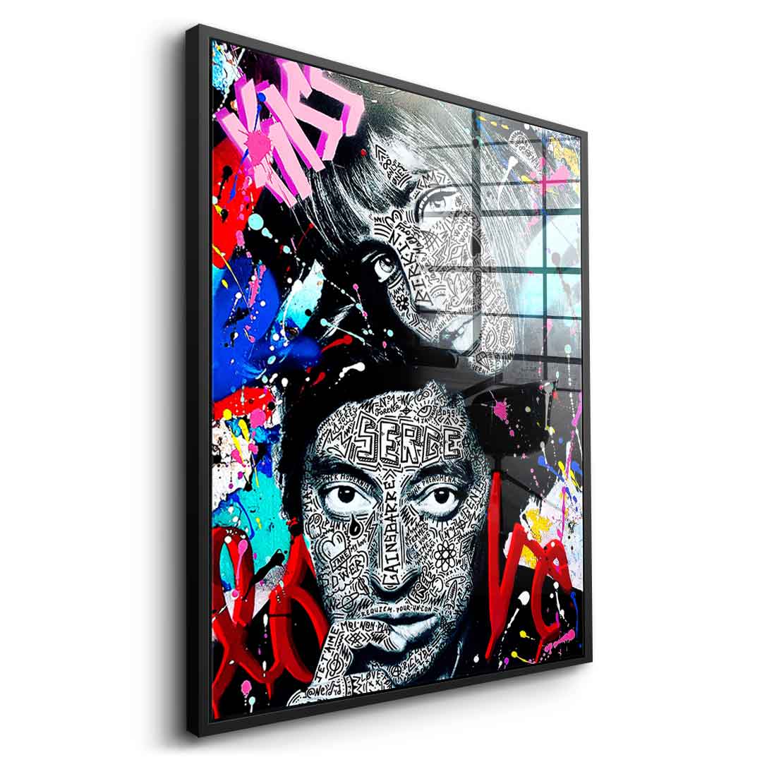 SERGE &amp; JANE FOREVER - Acrylic glass