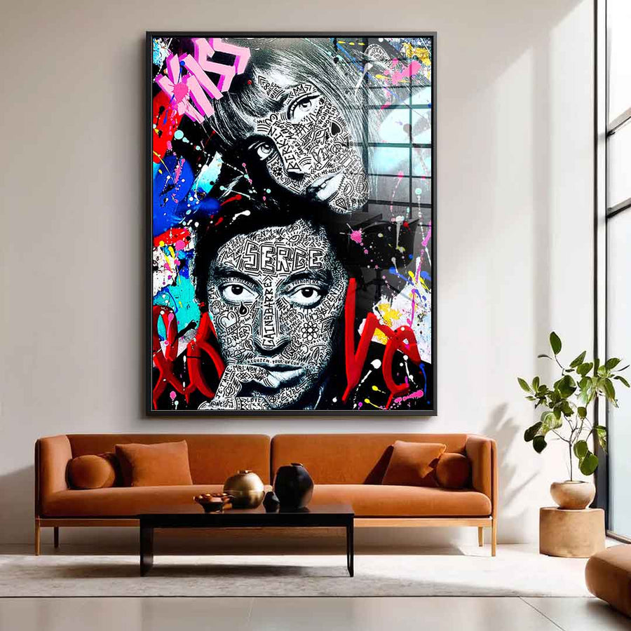 SERGE &amp; JANE FOREVER - Acrylic glass